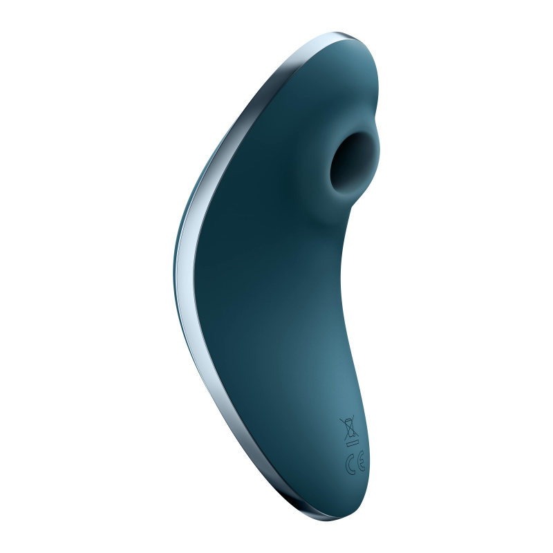 Стимулятор клитора "Satisfyer Vulva Lover 1" вакуум + вибрация, синий 